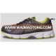 Three colors EVA sole running shoes with breathable mesh upper