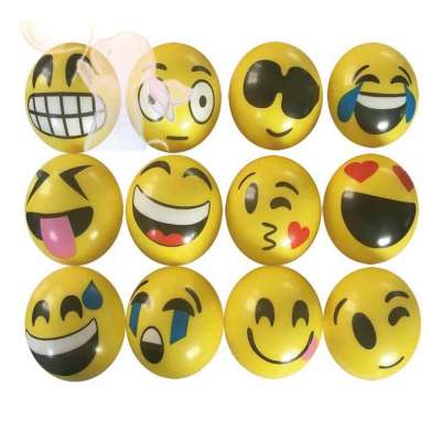 Soft squeeze ball face PU Foam stress balls emotions Relief Hand Exercise Toy For Children funny adult gifts